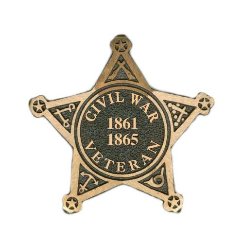Civil War Bronze Grave Marker - Bronze Memorial Grave Markers | Tuff